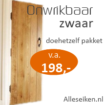 Zwaar eiken deuren. Kant & Klaar of om zelf te maken. Massief eiken koop je bij Alleseiken.nl