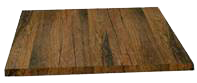 Oud eiken tafelblad dark smoke