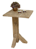 Oud eiken bijzettafel
