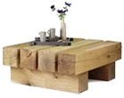 Balken coffee table, unieke koffietafel