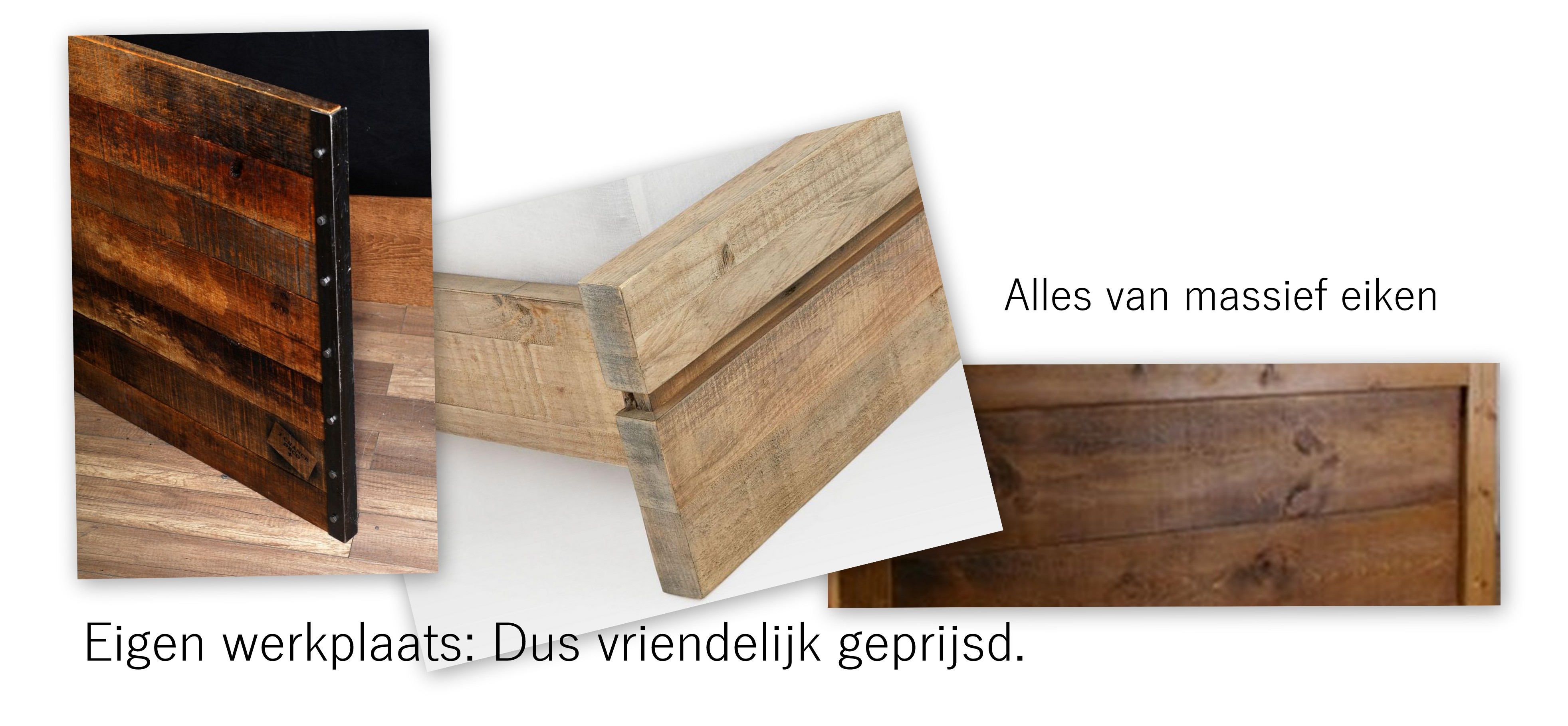 Zelf een eiken bed maken.  Het is niet moeilijk zelf een eiken bed maken