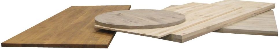 Houten tafel prijzen. Ook prijzen van eiken tafelbladen