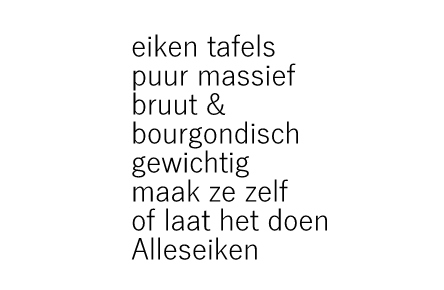Houten tafels voor Drachten, Utrecht, Breda en Renswoude