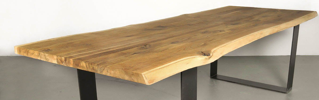 Aanbieding boomstam tafel;blad